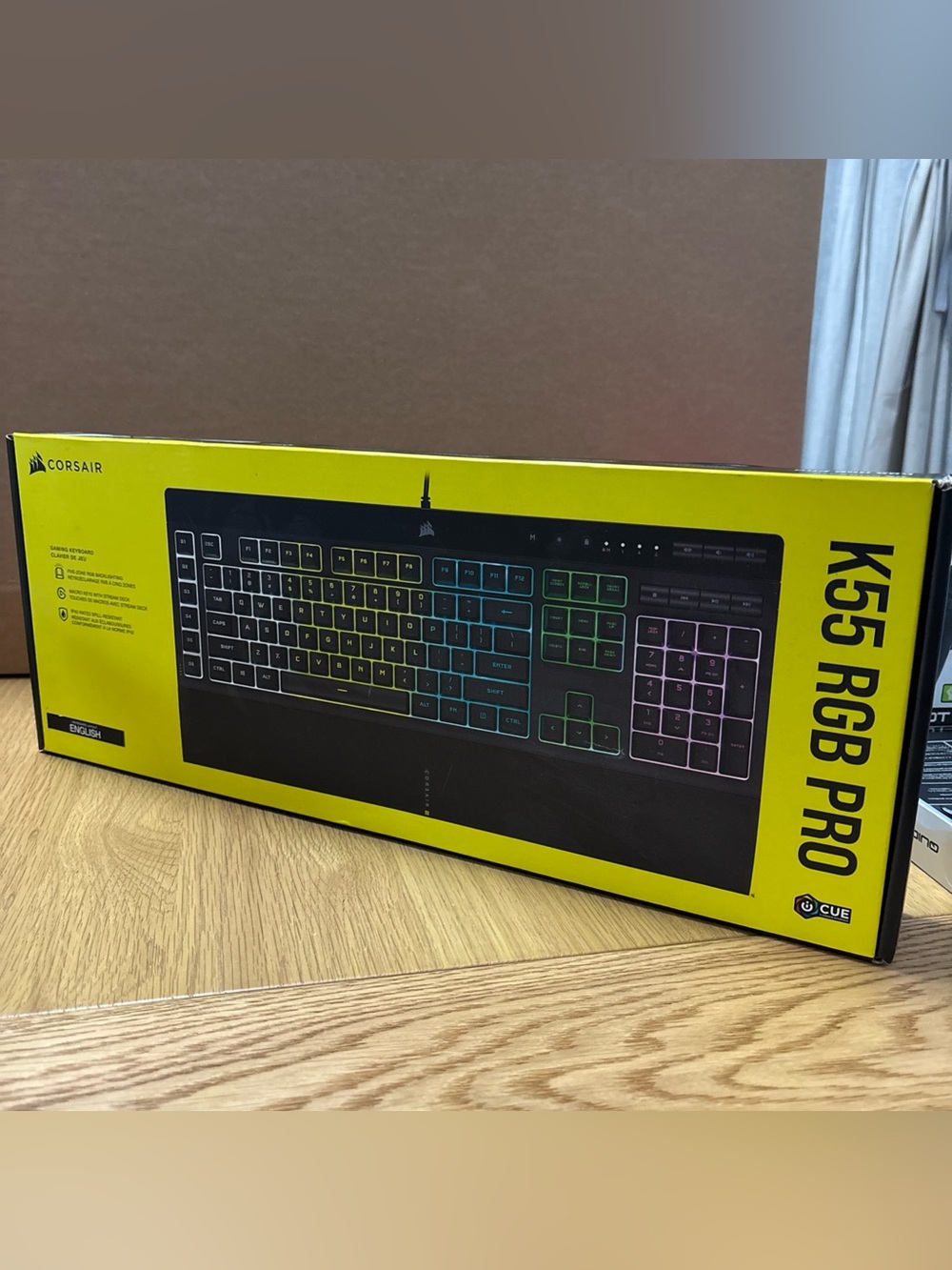 Corsair RGB Wired Full-Size Keyboard - Black with Multicolor Lighting Sealed
